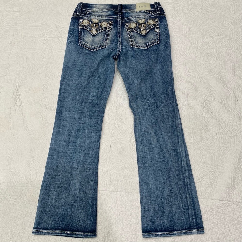 Miss Me Low-Rise Boot jeans Size 31 - Picture 8 of 13